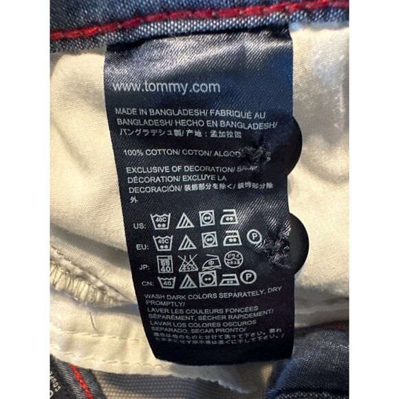 Tommy Hilfiger Custom Fit Coupe Sur Measure Mens Shorts  Size 38 - Picture 10 of 12